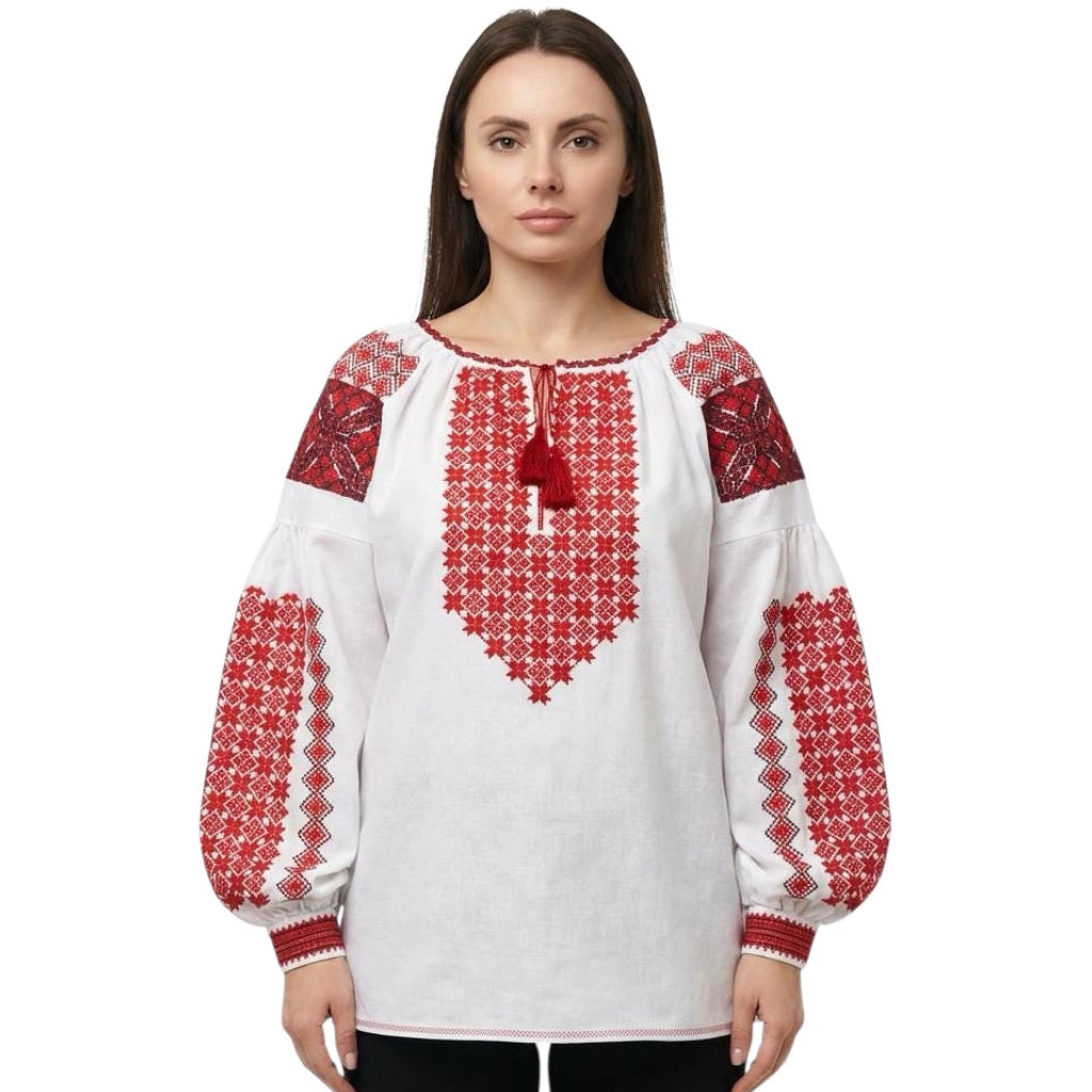 Traditional Red Vyshyvanka