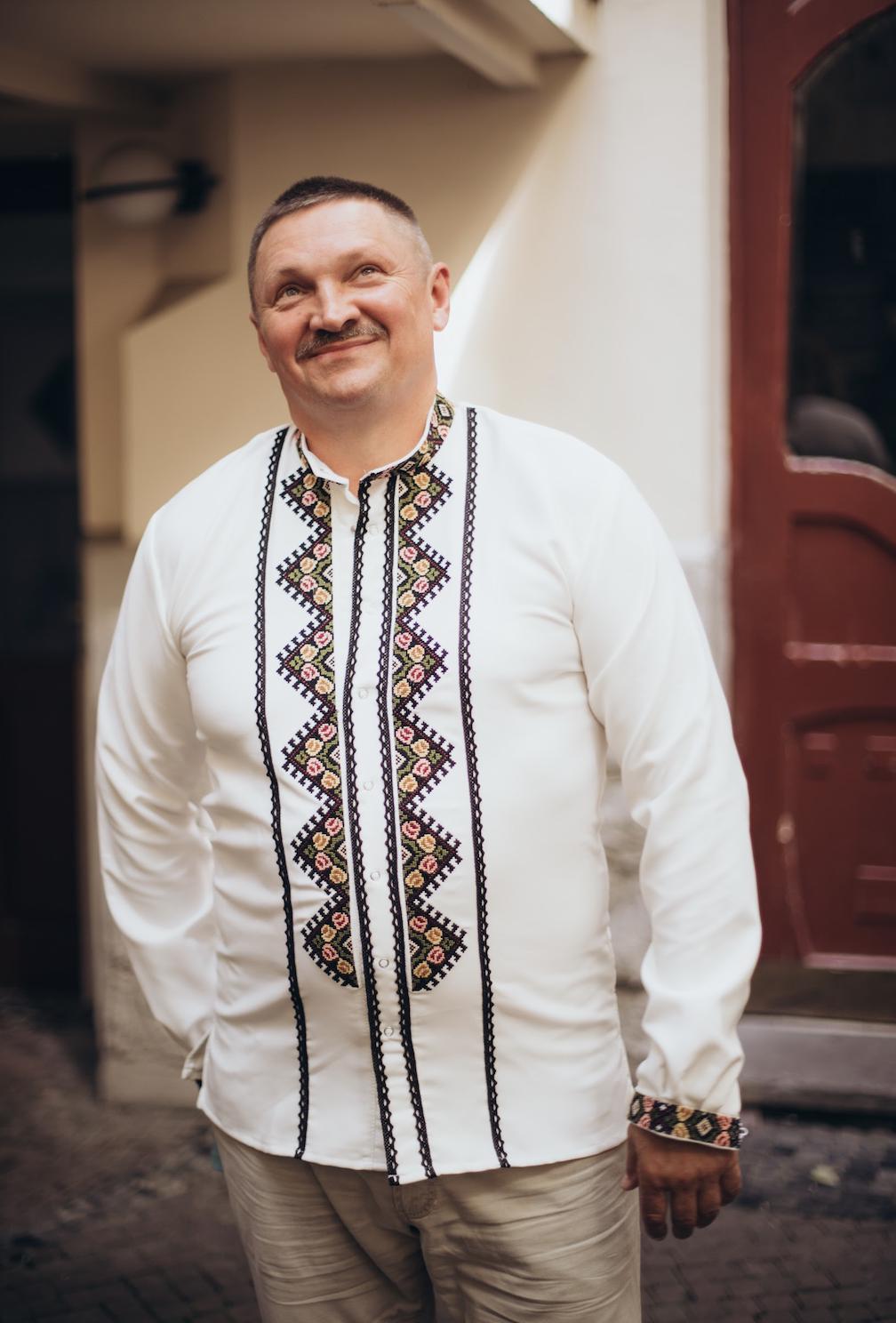 Handcrafted Men's Shirt, Traditional Ukrainian Embroidery, Snap Closure Top, Spring Festival Wear, Plus Size Friendly, Artisan Made Gift