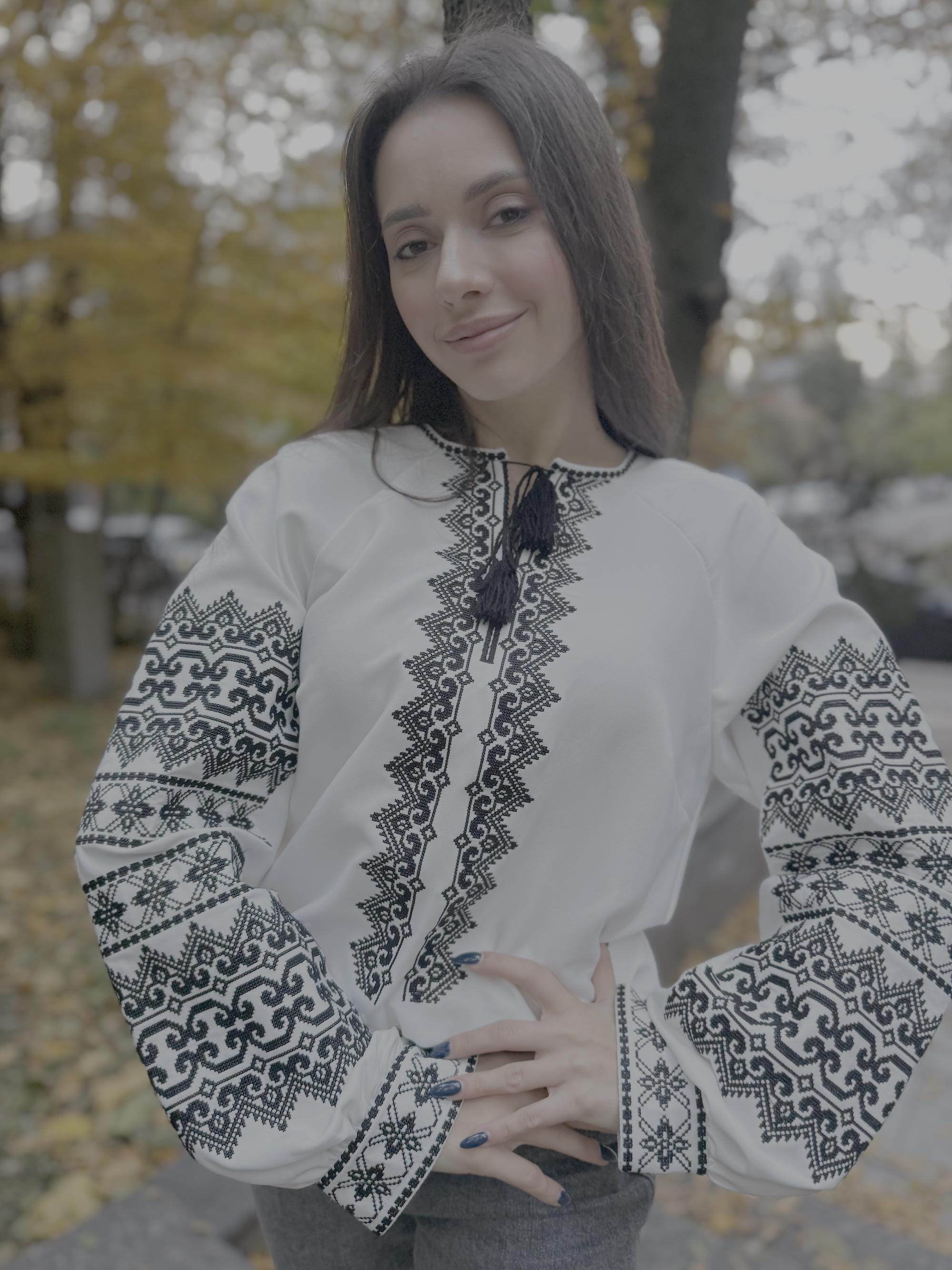 Handcrafted Boho Shirt, Embroidered Geometric Blouse, Matching Couple Set, Personalized Gift for Her, Modern Folk Top, Travel Friendly