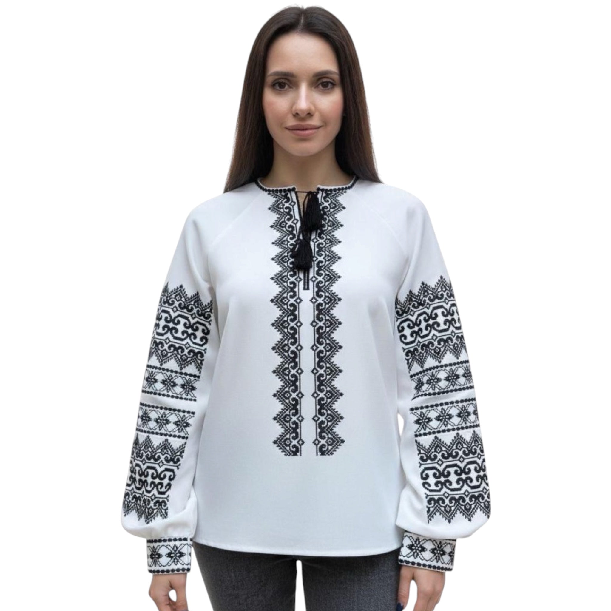 Handcrafted Boho Shirt, Embroidered Geometric Blouse, Matching Couple Set, Personalized Gift for Her, Modern Folk Top, Travel Friendly