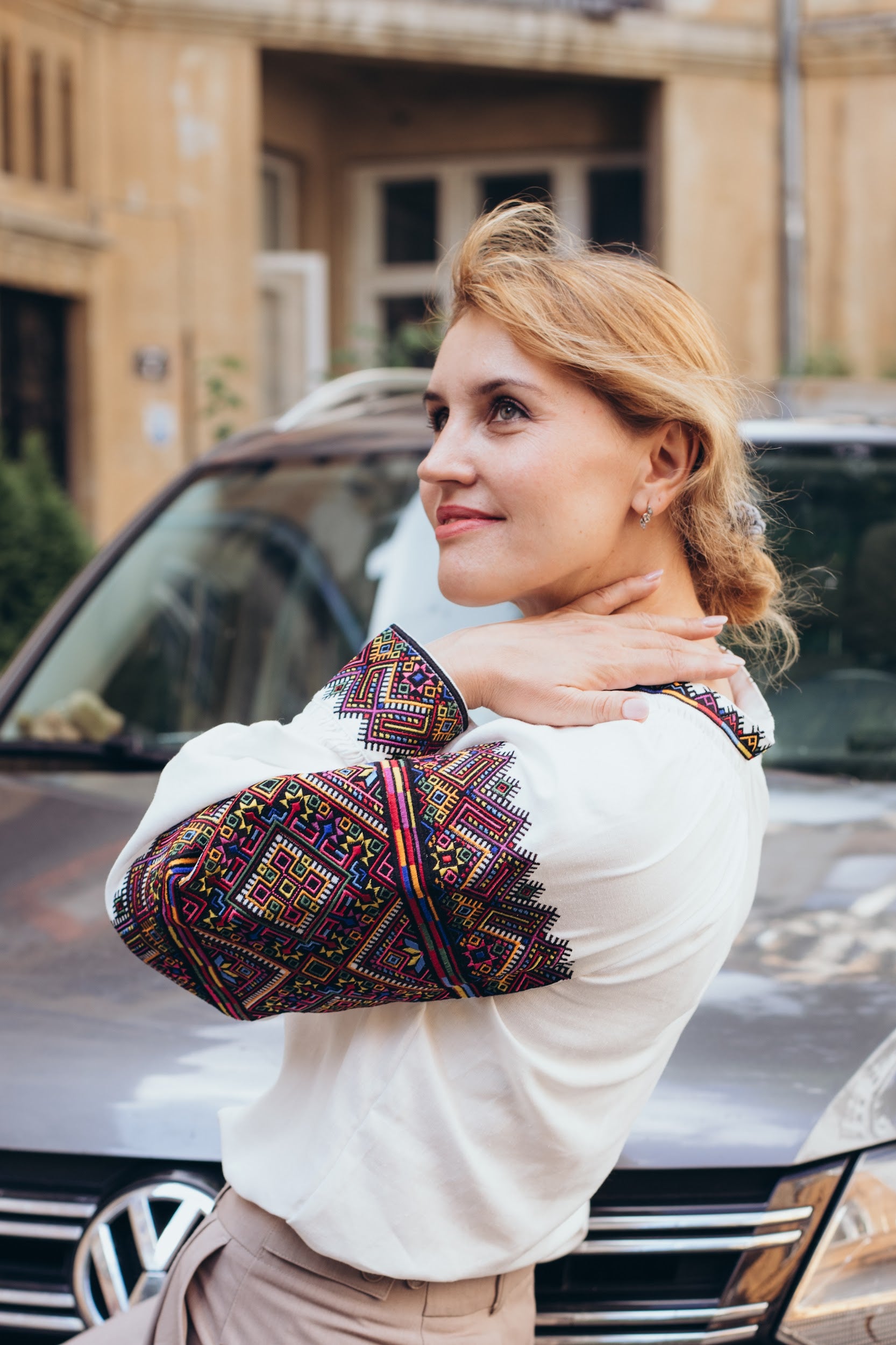 Ukrainian Hutsul Embroidered Blouse