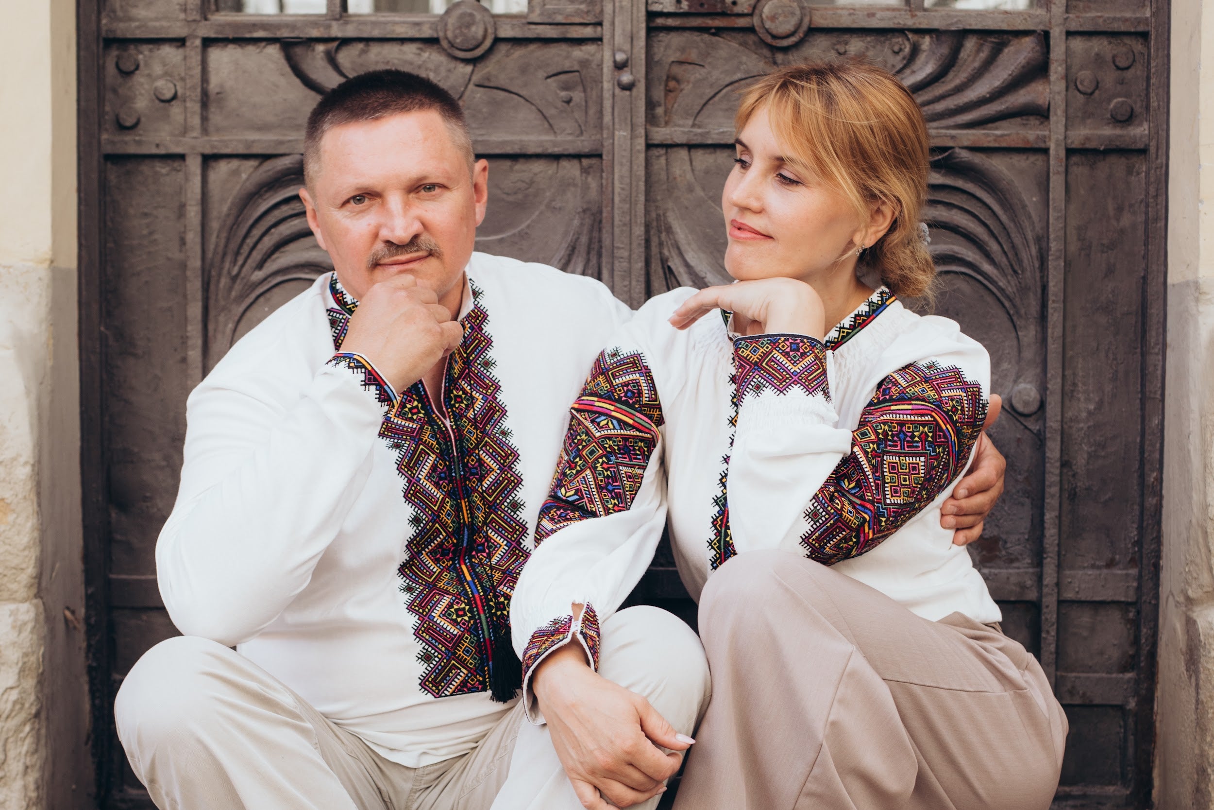 Ukrainian Hutsul Embroidered Blouse