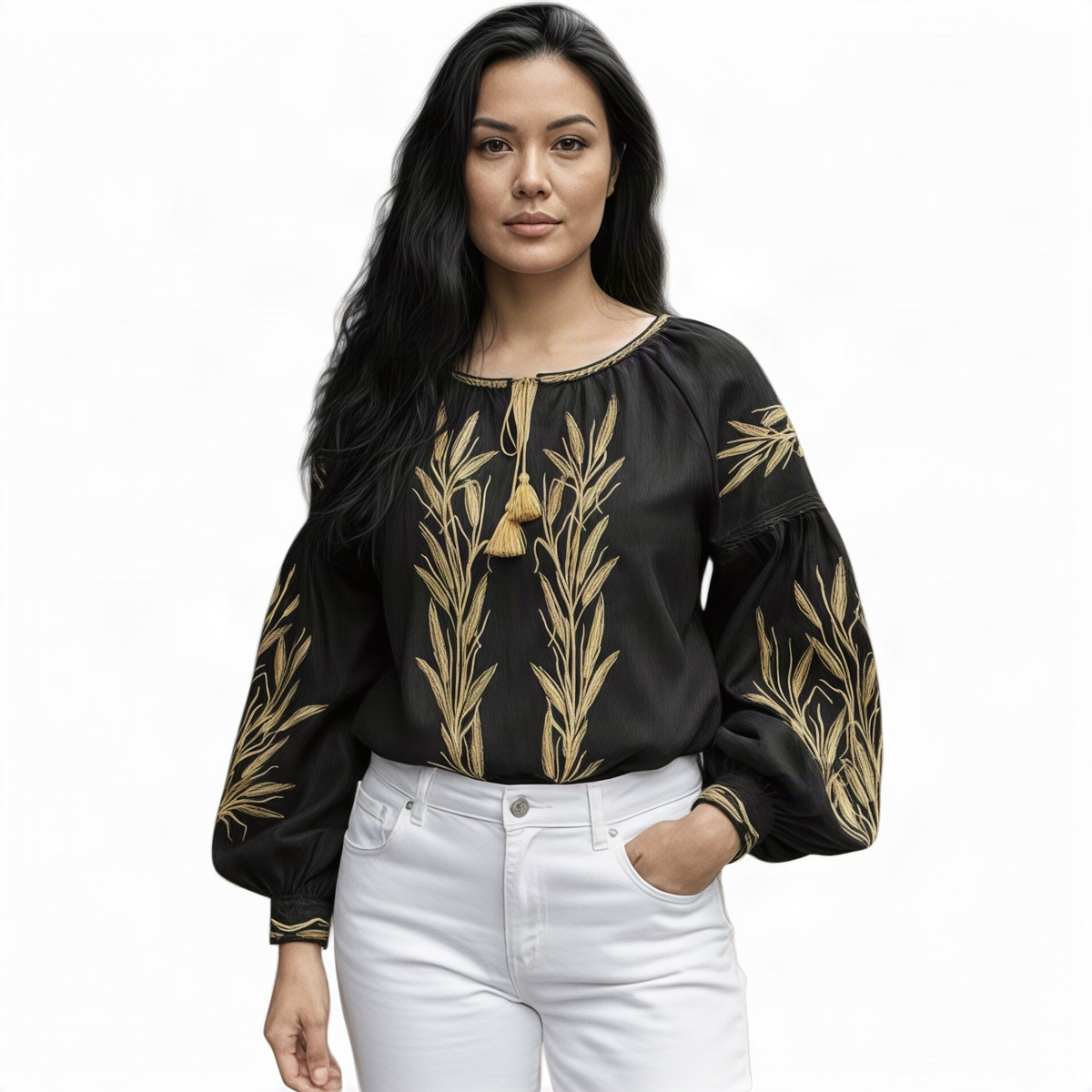 Black and Gold Embroidery