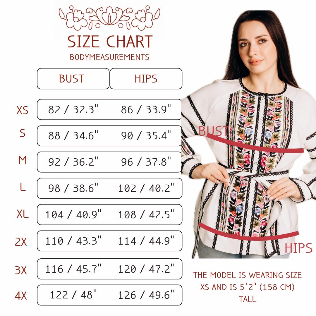 Hand Embroidered Blouse, Red Geometric Top, Boho Linen Cotton Shirt, Ukrainian Vyshyvanka, Bishop Sleeve Tunic, Custom Size, Artisan Made