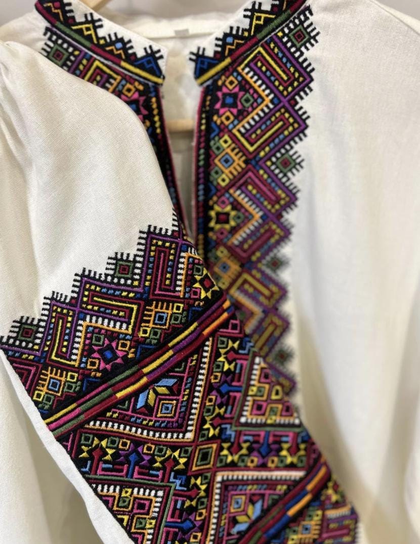 Ukrainian Hutsul Embroidered Blouse