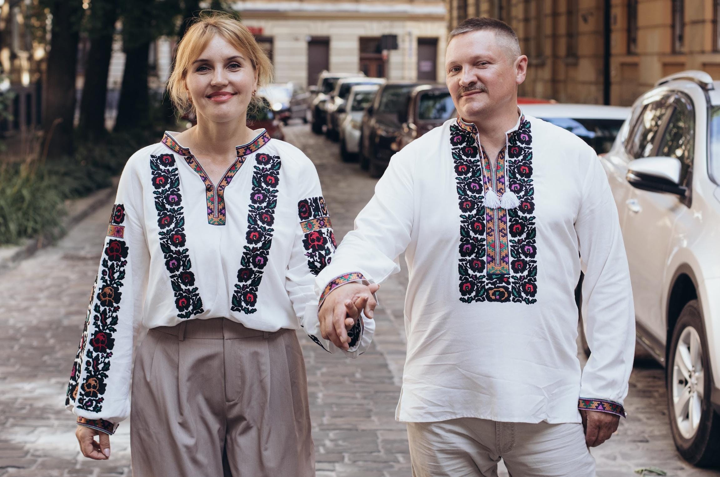 Borshchiv Embroidered Shirt, Men's Linen Viscose Top, Boho Wedding Tunic, Floral Geometric Pattern, Handcrafted Vyshyvanka, Spring Outfit