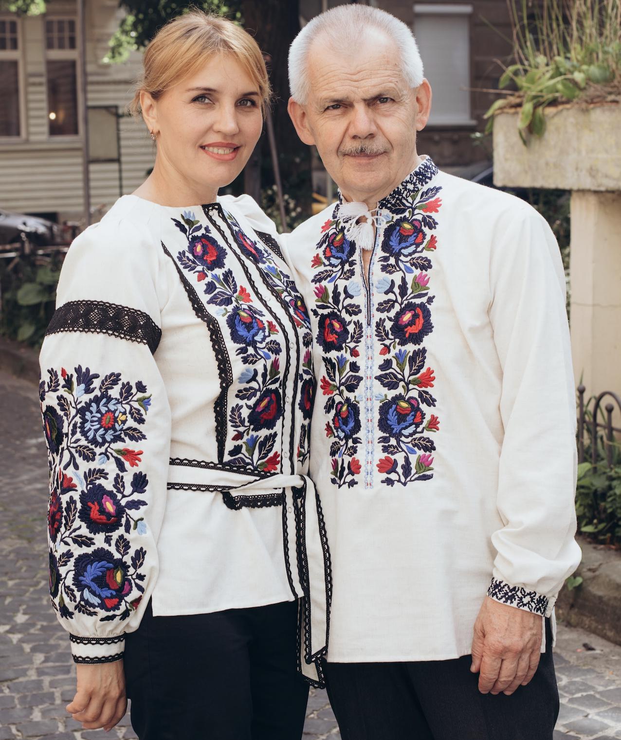 Women’s Ukrainian Embroidered Blouse | Borshchiv Floral Vyshyvanka XS–4XL | Linen Cotton Folk Shirt