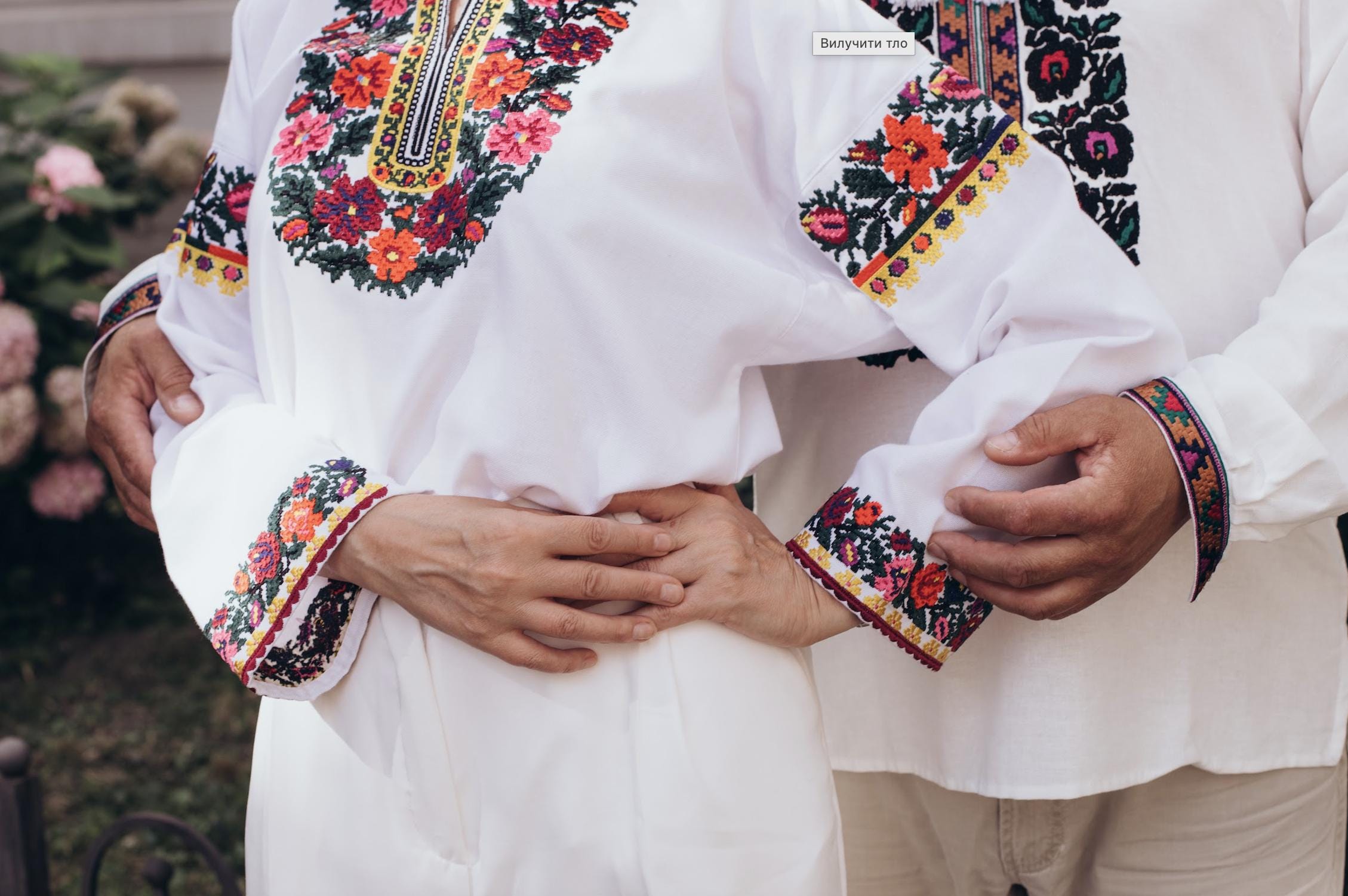 Ukrainian Embroidered Blouse | Bukovynian Floral Vyshyvanka | Handmade Homespun Fabric
