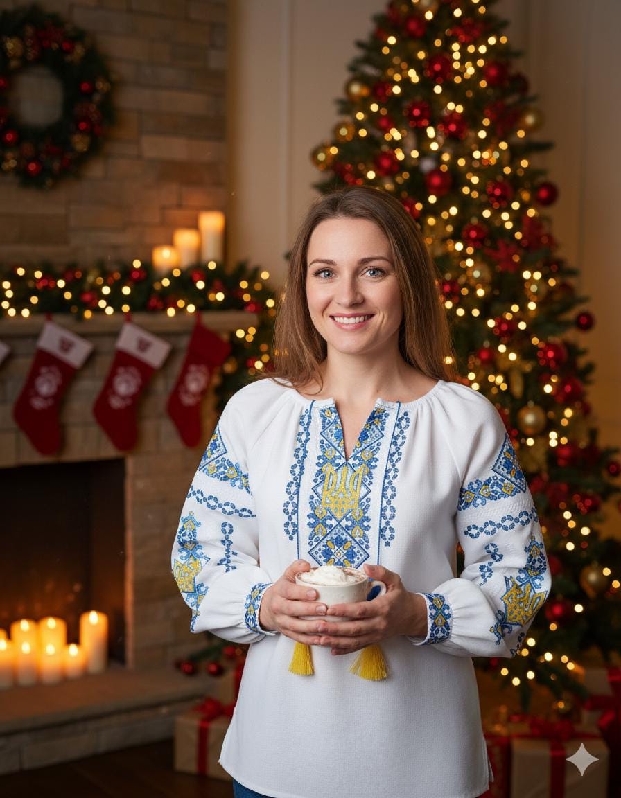 Handcrafted Patriotic Blouse, Ukraine Symbol Shirt, Yellow Blue Tassels, Modern Folk Top, Zero Waste Gift for Her, Wife, Mom, Artisan Made