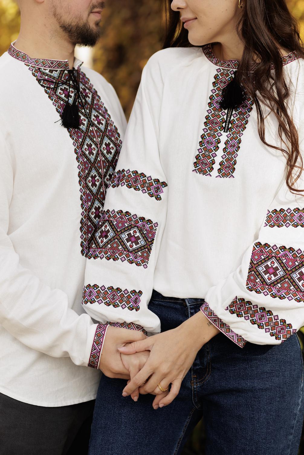 Women’s Ukrainian Embroidered Top | Linen Viscose Boho Vyshyvanka | Handmade Ethnic Floral Design