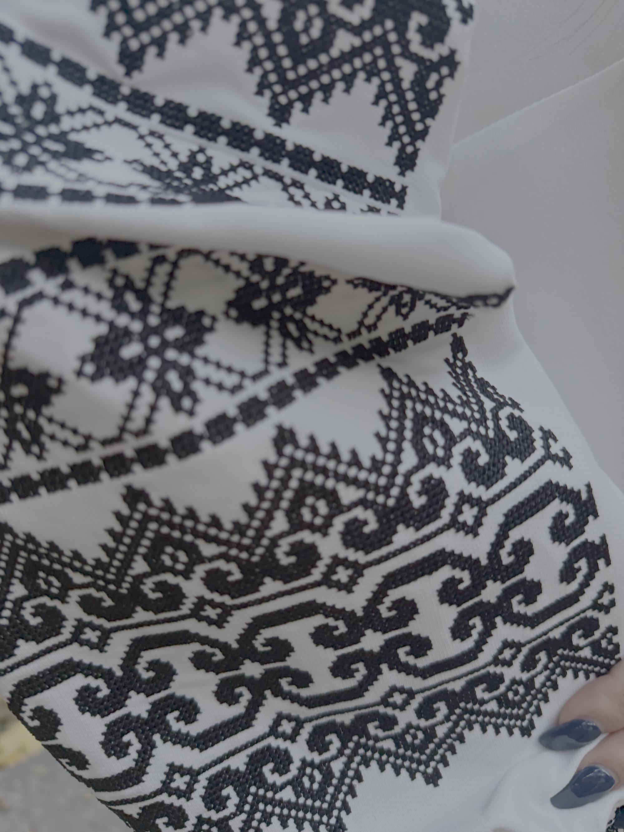 Handcrafted Boho Shirt, Embroidered Geometric Blouse, Matching Couple Set, Personalized Gift for Her, Modern Folk Top, Travel Friendly