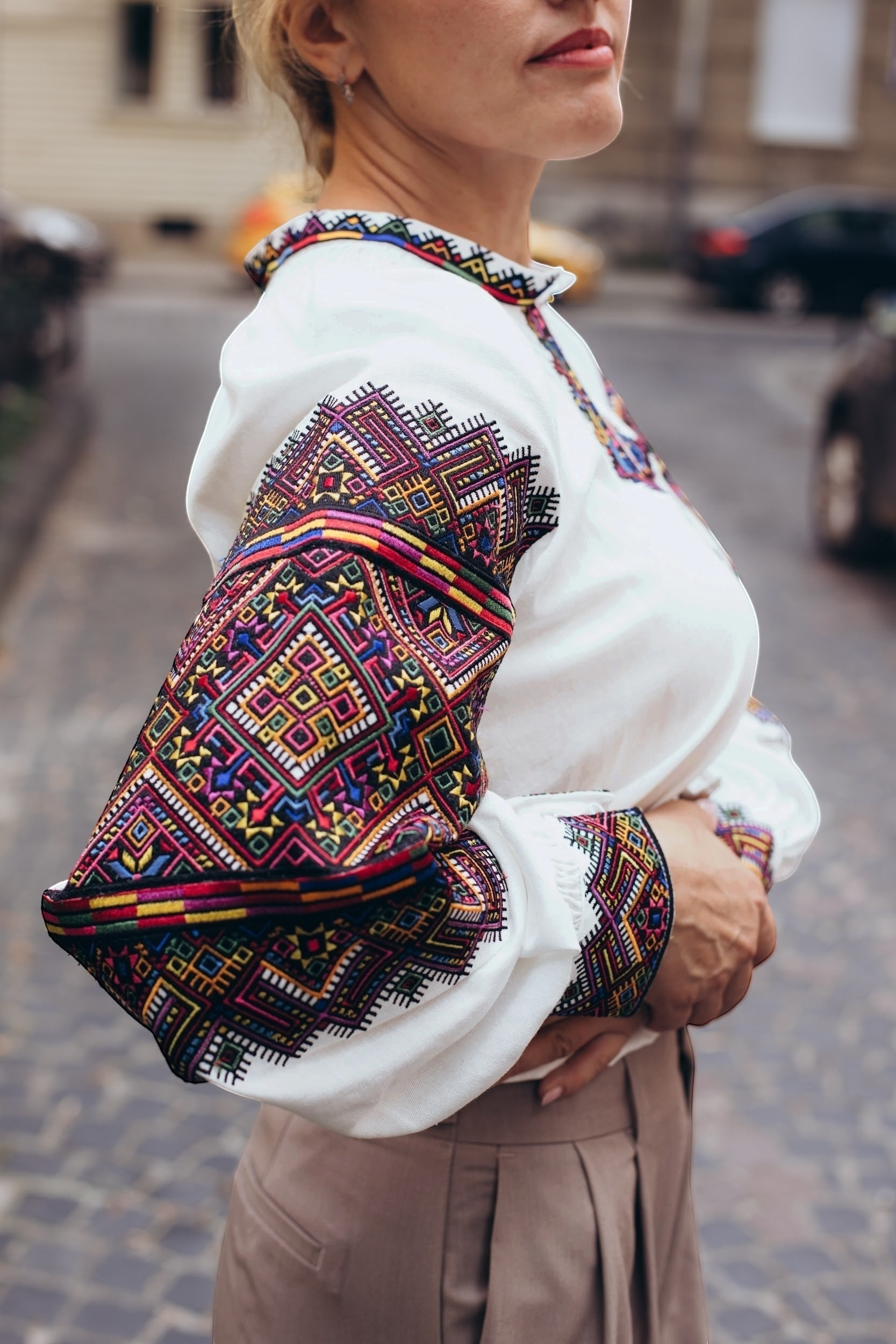 Ukrainian Hutsul Embroidered Blouse