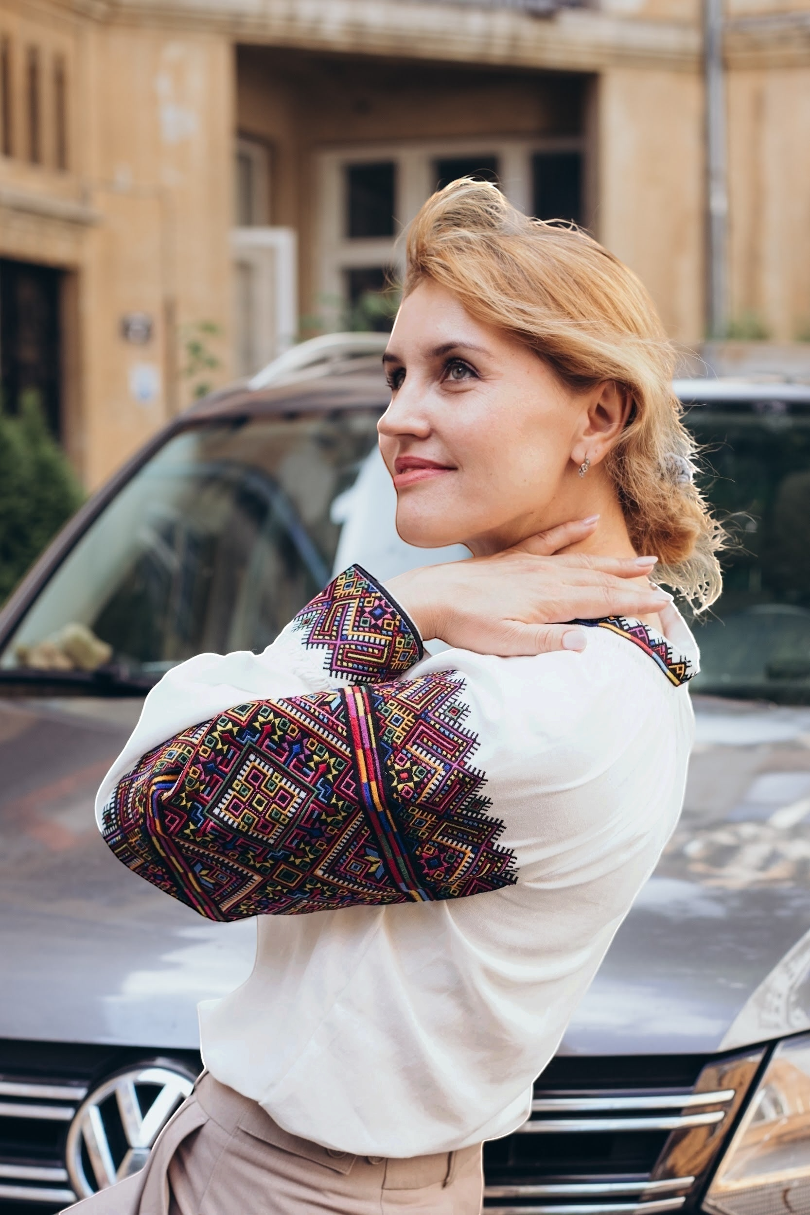 Ukrainian Hutsul Embroidered Blouse